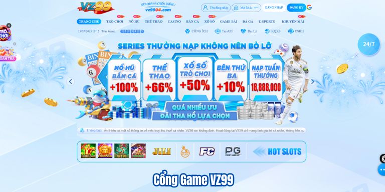 Cổng Game VZ99 1 cổng game vz99